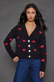 LISA TODD LIP CARDIGAN