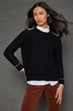 LISA TODD THINK TWICE PURE CASHMERE SWEATER