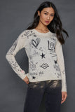 LISA TODD MESSENGER SWEATER