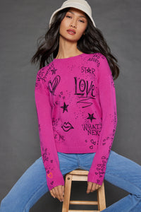 LISA TODD MESSENGER SWEATER