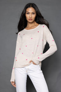 ALMOND HEART SWEATER BY LISA TODD