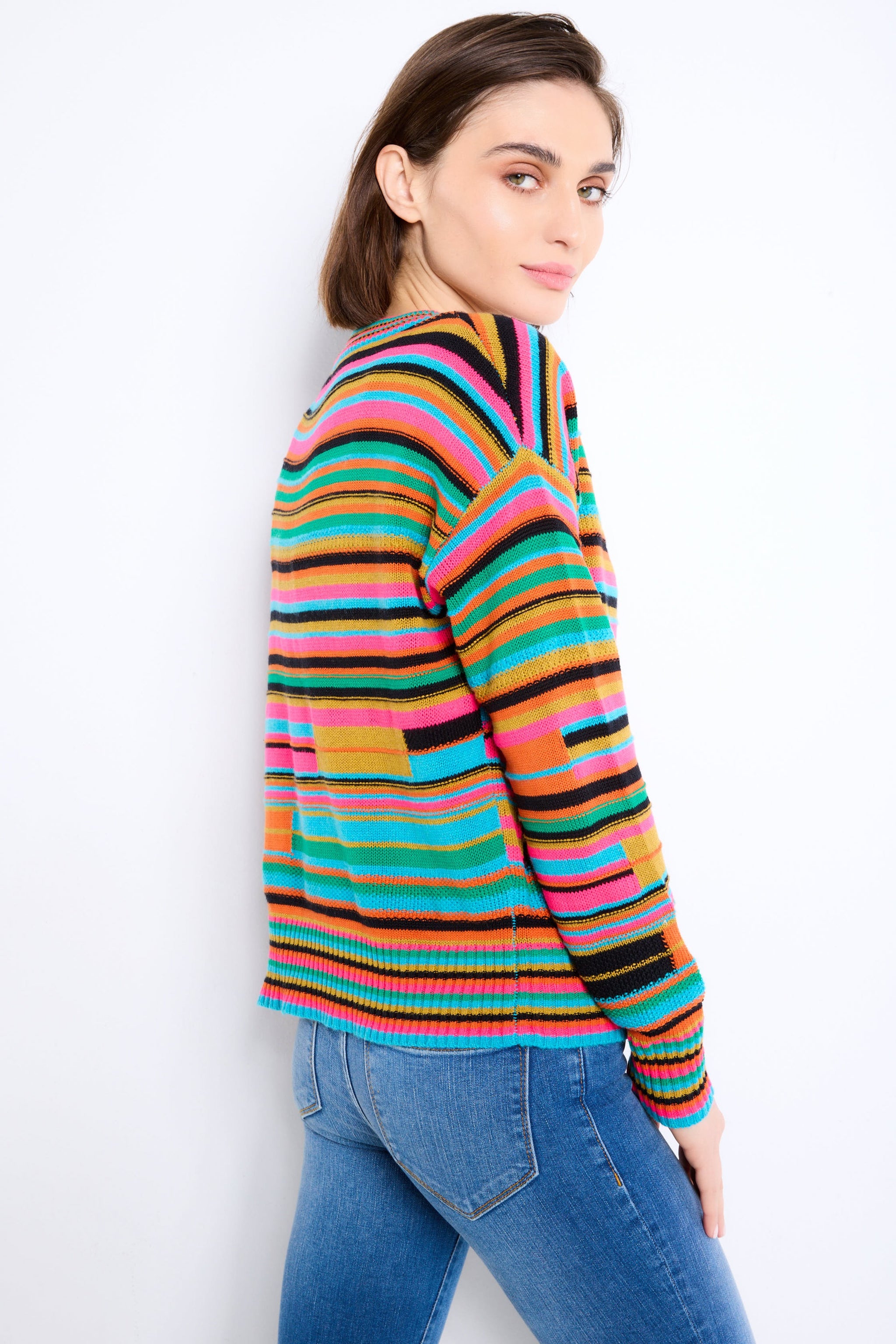 Next rainbow hotsell stripe jumper