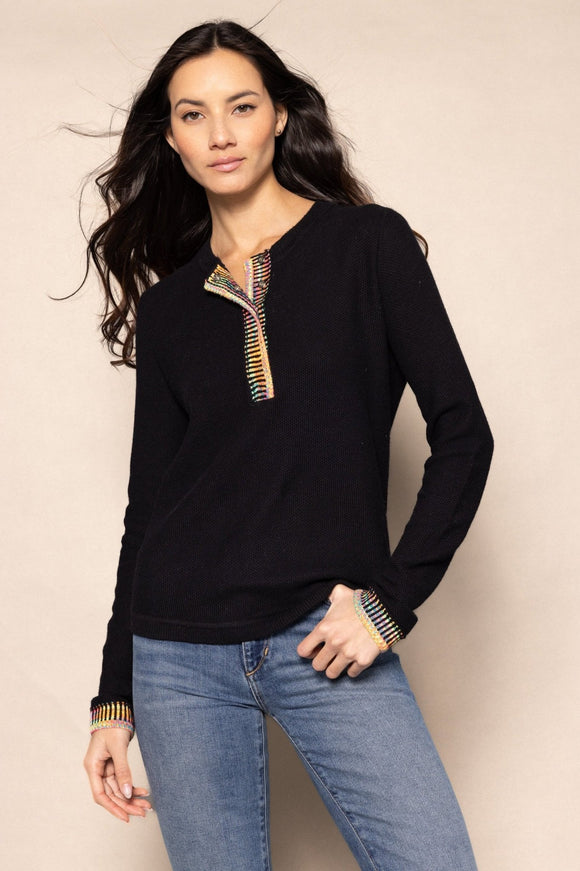 DOUBLE TRACK HENLEY - Sweater - LISA TODD