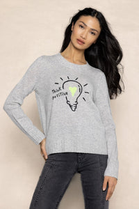 THINK POSITIVE - Sweater - LISA TODD